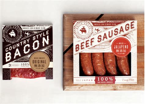 Sausage Packaging By Make And Matter Food Branding Food Packaging Design