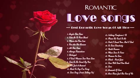 Best Romantic Love Songs Love Songs S S Playlist English Backstreet Babes Mltr Westlife