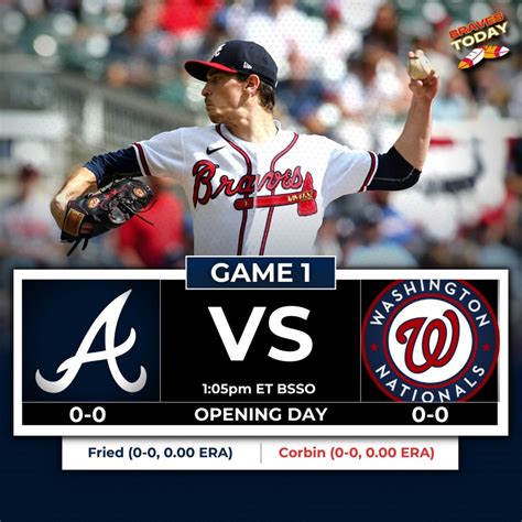 Lineup How To Watch Atlantas Opening Day Matchup Against The Washington Nationals Sports