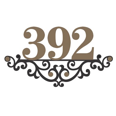 Buy Personalized Metal House Numbers Address Number Plaque Stainless