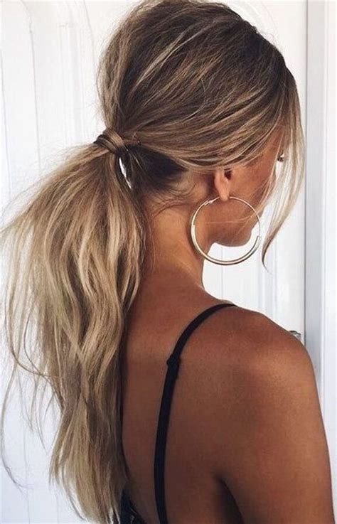 Tousled Low Ponytail The Coolest Ponytail Hairstyles