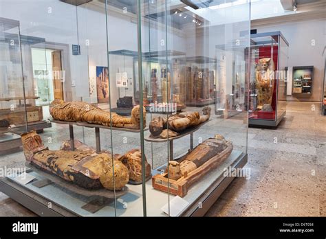 Uk England London British Museum Egyptian Room Display Of Egyptian