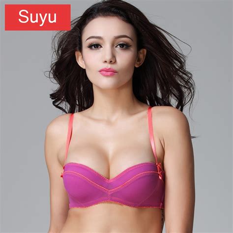 Yamamay Womens Sexy Padded Bra Italy Brand Girls Puberty Demi Bras For Small Breasted Women B