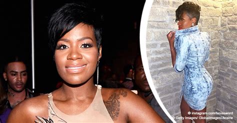 Fantasia Shows Off Slimmer Curves In Tight Denim Dress After Her Weight