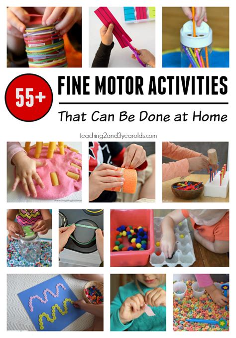 55 Fine Motor Activities To Do At Home Fine Motor Activities For