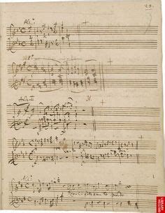 Eine kleine nachtmusik, allegro molto (symphony no. Mozart handwritten music - Composers: write all of your ...