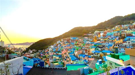 20 Second Korea Busan Colored House Village 감천마을 Youtube