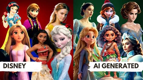 Asking Ai To Create Disney Princess Disney Princess Ai Art Youtube