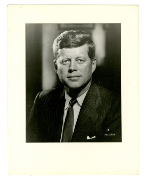 Sold Price John F Kennedy White House Portrait By Fabian Bachrach