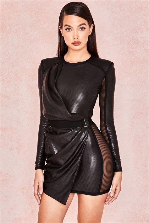 Pin By Sky Barry On Fashion In Black Short Dresses Casual Leather