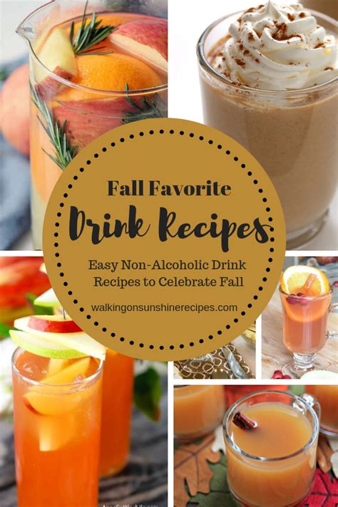 Fall Drinks Alcohol Non Alcoholic Cocktails Drinks Alcohol Recipes Easy Mocktails Fall Punch