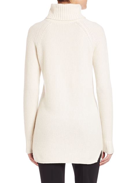 Aerie the sweat everyday turtleneck sweatshirt $38.46. Theory Eurala Cashmere Turtleneck Sweater in Ivory (White ...