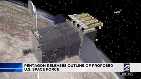 Pentagon Releases Outline Of Proposed Us Space Force Youtube