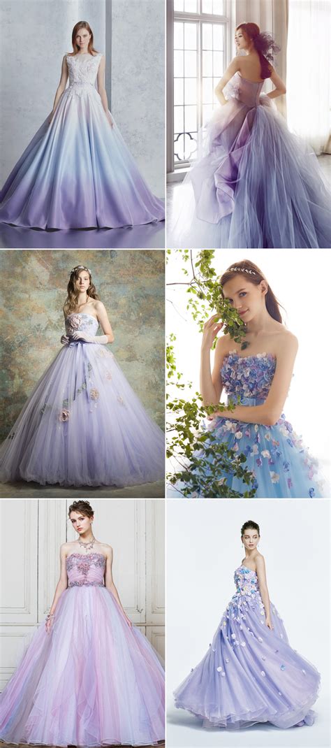 Purple Colored Wedding Dresses
