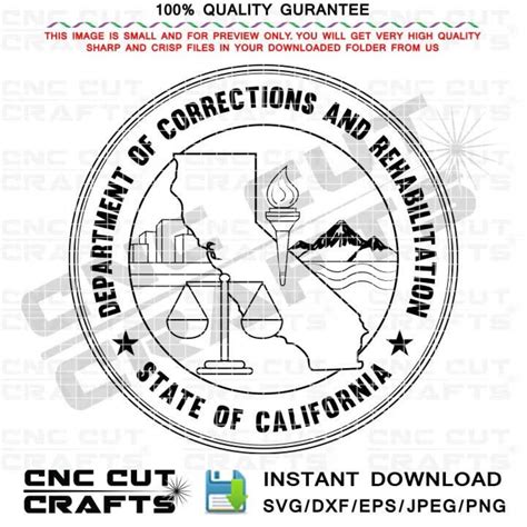Cdcr Seal Svg Vector California Dept Of Corrections And Rehabilitation