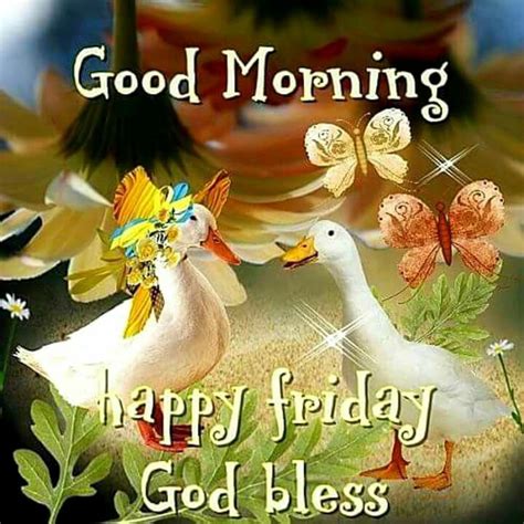Good Morning Happy Friday God Bless Pictures Photos And Images For