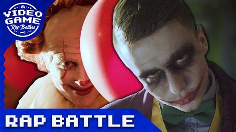 the joker vs pennywise rap battle youtube