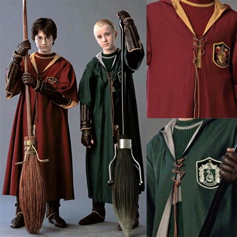 Cosplay Cloaks Quidditch Harry Potter Uniform Gryffindor Slytherin