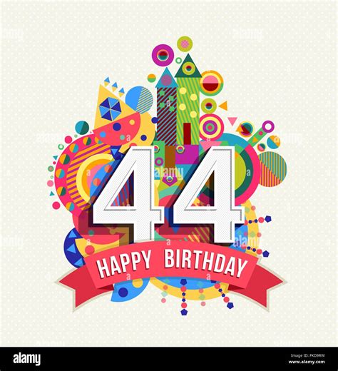 44 Year Anniversary Stock Vector Images Alamy