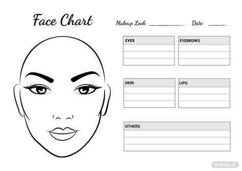 Free Face Chart Templates And Examples Edit Online And Download