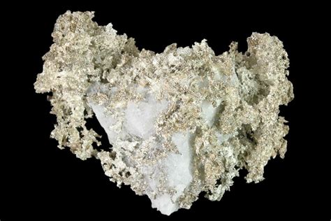19 Native Silver Formation In Etched Calcite Morocco