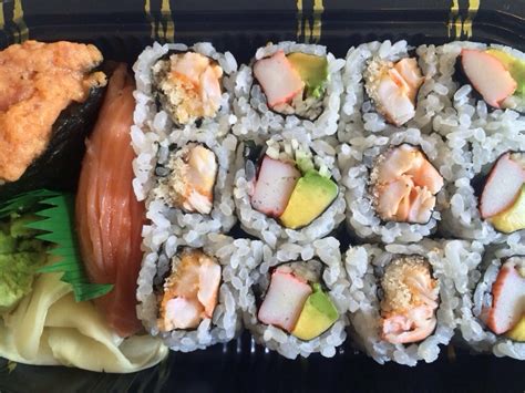 Check spelling or type a new query. Smoked salmon , spicy tuna , spicy crunchy shrimp roll ...