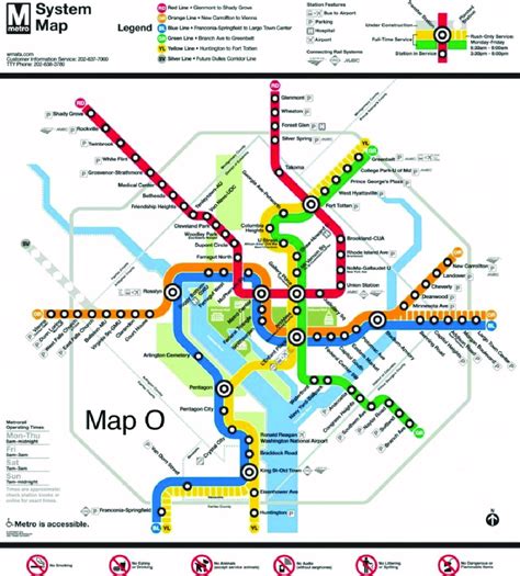 Wmata Dc Metro Map