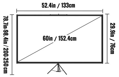 60 Inch Tv Dimensions And Guidelines With Drawings 58 Off