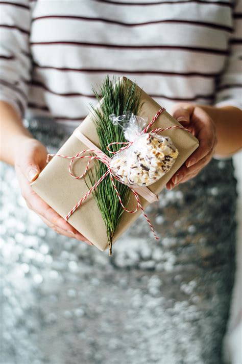 Holiday Gift Wrapping DIY with Fresh Greenery | By Gabriella