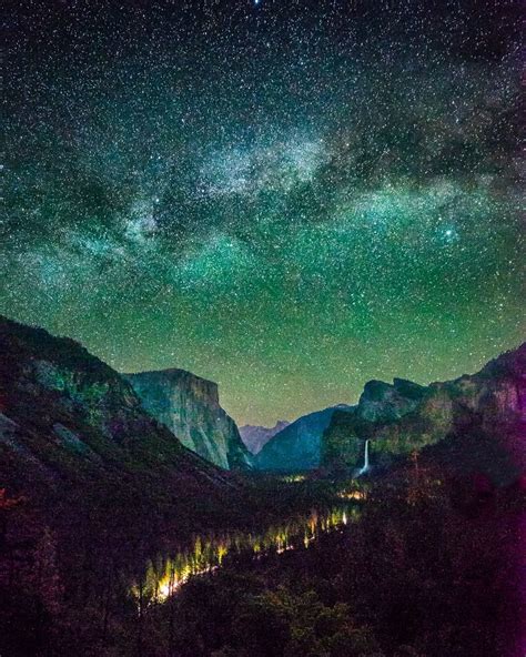 Milky Way Over Yosemite🌌 Yosemite National Park Is By Far One Of The
