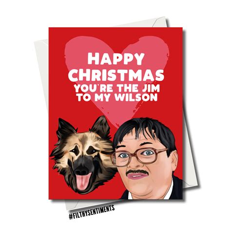 Two siblings share their friday night dinners at their parents home and, somehow, something always goes wrong. JIM TO MY WILSON CARD | FRIDAY NIGHT DINNER | CHRISTMAS CARD