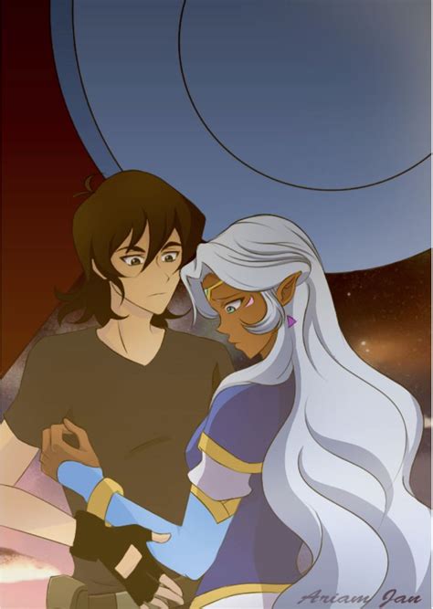 Keith And Princess Alluras Romantic Moment From Voltron Legendary