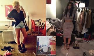 Stars Revealing Pictures That Show Messy Rooms Daily Mail Online