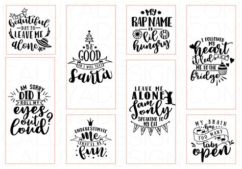 Funny Quotes Svg Cut File Bundle Design Bundles