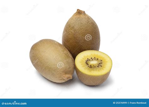 Yellow Kiwi Fruit Stock Image Image Of Pulp Organic 25376999