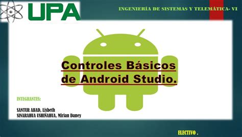 Controles Básicos De Android Studio