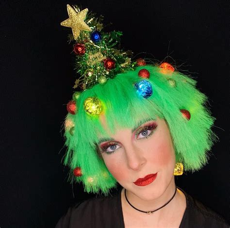 Christmastreehair Christmas Tree Hair Christmas Trends Hair Challenge