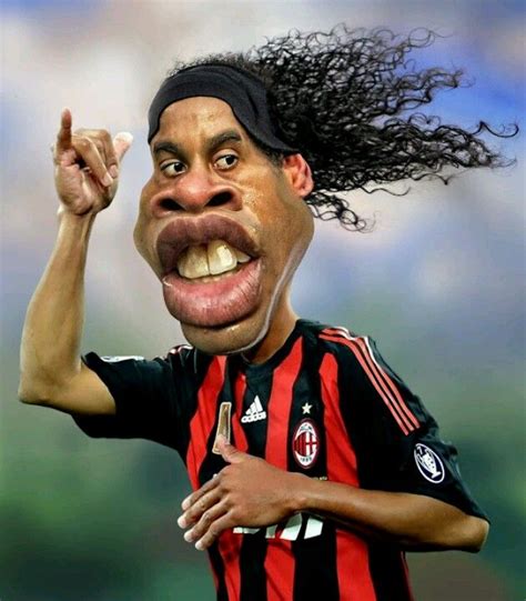 Ronaldinho Caricature Funny Caricatures Celebrity Caricatures