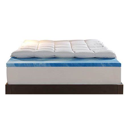 Selecting the best walmart mattress. sleep innovations 4-inch dual layer queen mattress topper ...