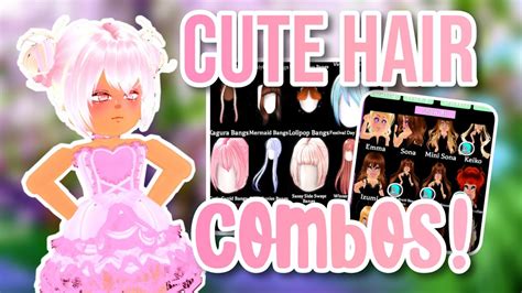 Cute Hair Combos In Royale High 🌸 💌 Royale High Video Youtube
