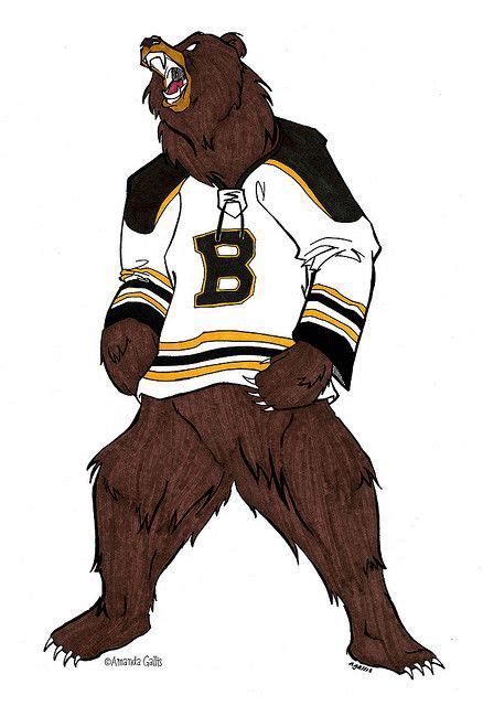 Bruins Bear Big Bruins Bear Boston Hockey Boston Bruins Hockey