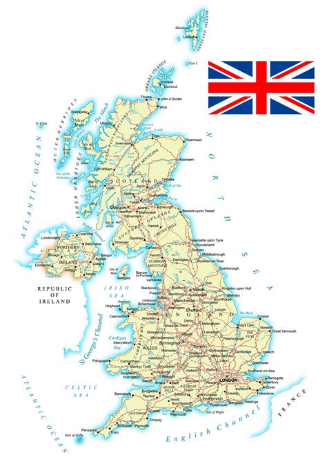 Great Britain Map Great Britain United Kingdom Travel Guide