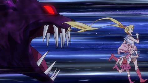 Sailor Moon Crystal Act 27 Part 2 A Cat Daimon Chases Sailor Chibi