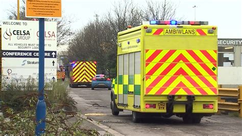 Two Dead After Cardiff Steelworks Explosion Bbc News