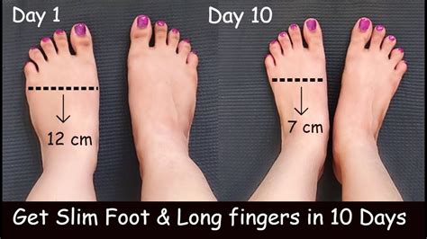 Lose Leg Foot Fat In Week Slim Feet With Foot Exercise Slim Foot Slim Ankles Fingers
