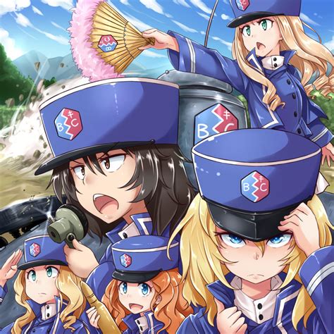 Kitayama Miuki Andou Girls Und Panzer Ft 17 Marie Girls Und Panzer Oshida Girls Und