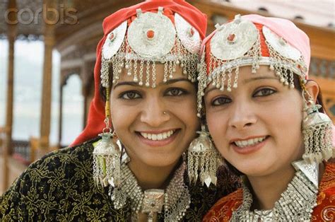 Portrait Of Two Women On A Shikara Dal Lake Srinagar Jammu And