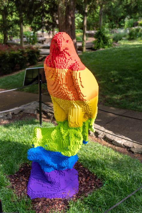 Lego Sculptures And Crayola Art Installations At Cheekwood