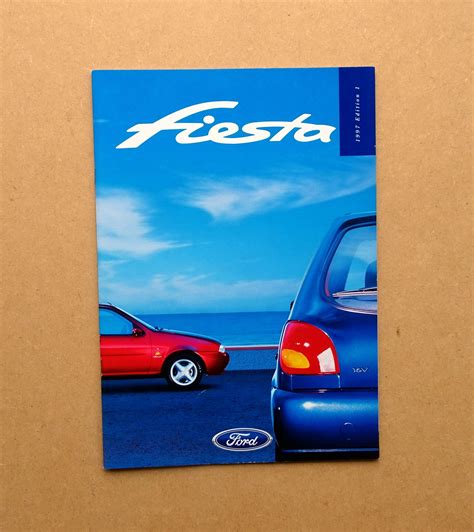 Ford Fiesta Car Brochure Edition 1 Fa12604 Lx Encore Si Ghia Etsy
