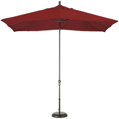 California Umbrella Rectangular 11 X 8 Ft Aluminum Patio Umbrella With